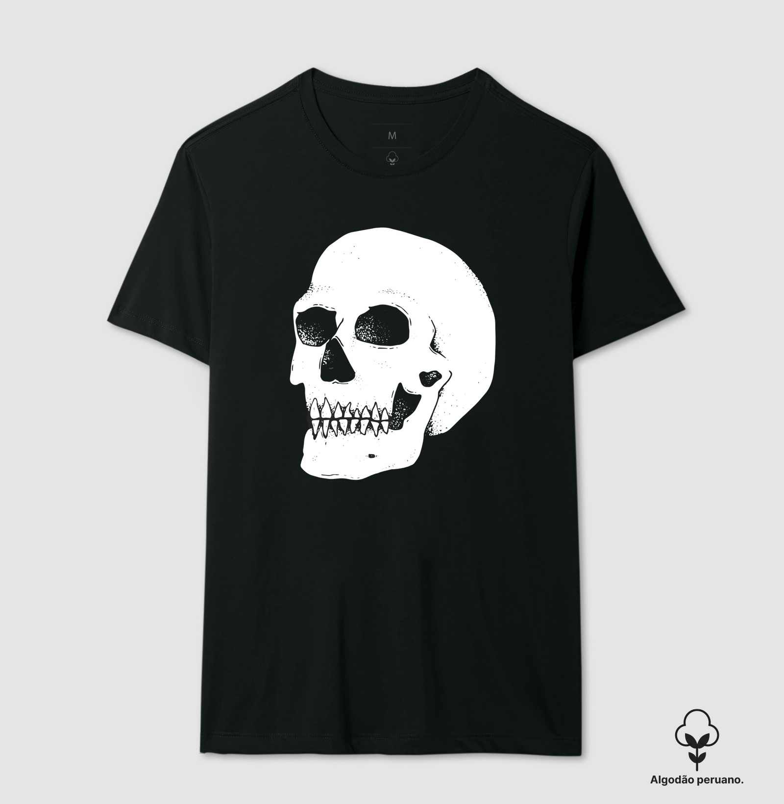 Camiseta - White Skull