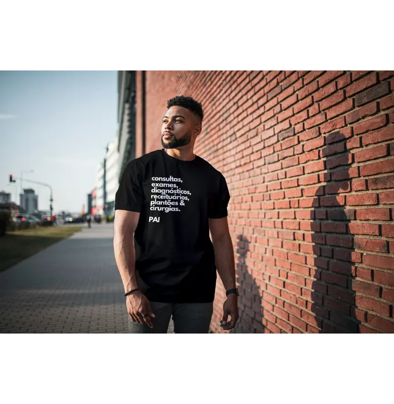 Camiseta Dia dos Pais Rotina