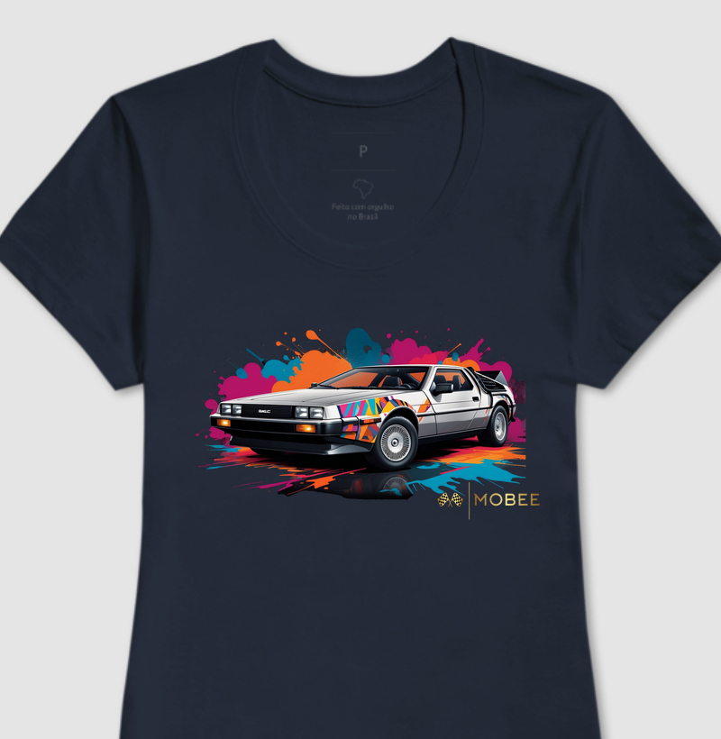 Futuro Retrô - Marinho Feminino