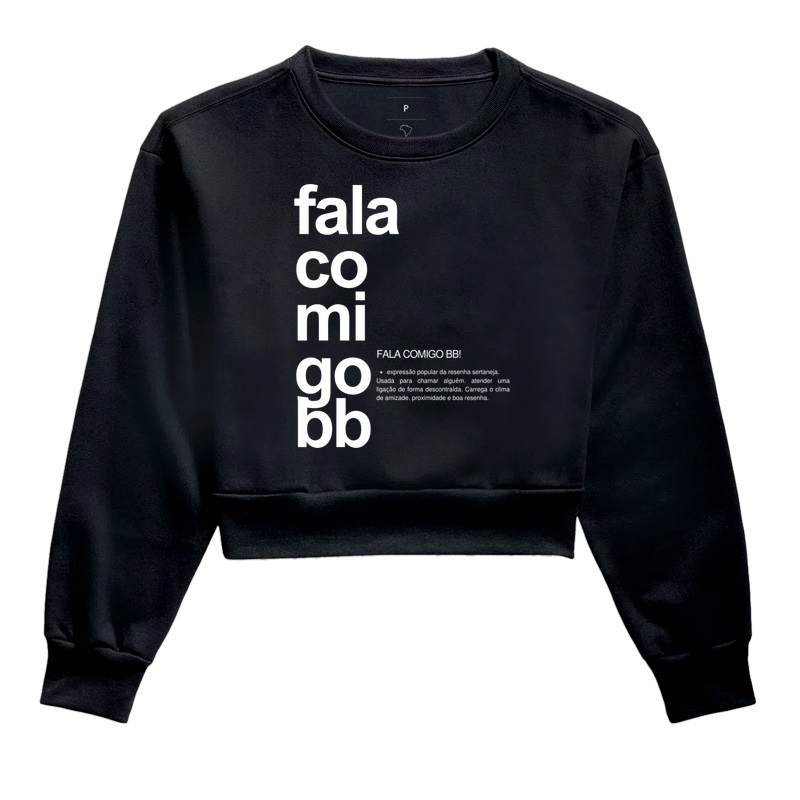 Camiseta Fala Comigo BB - Preta 
