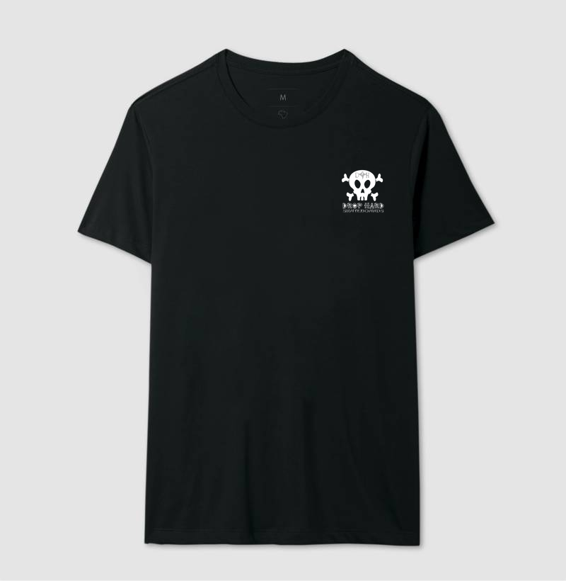 Camiseta basica logo drop hard skateboards