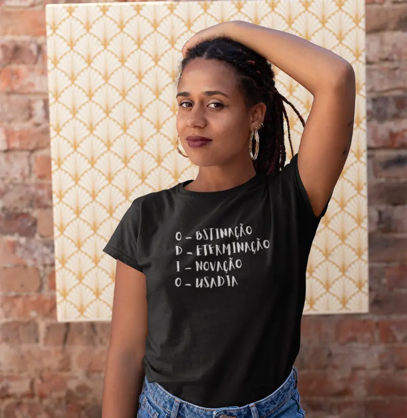 Camiseta Motivacional | ÓDIO: Obstinação, Determinação, Inovação, Ousadia | Força no Esporte | Atitude Vencedora