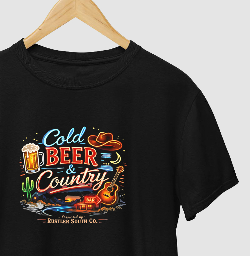 Camiseta Cold Beer & Country