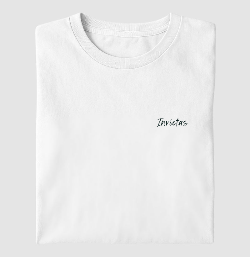 Camiseta Algodão Penteado - Invictas
