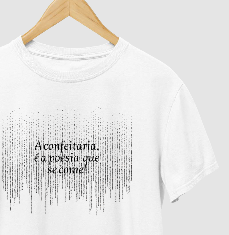 T-shirt poesia que se come