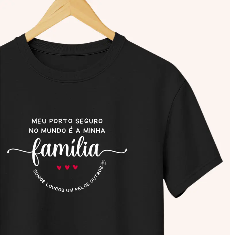 Camiseta Família - Loucos um pelo outro