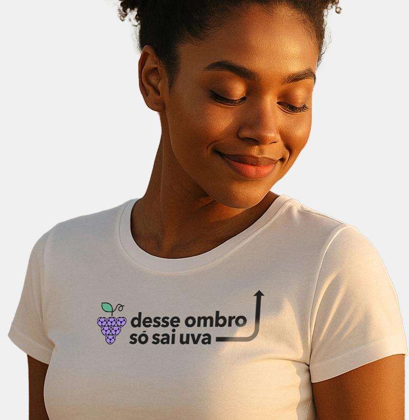 Desse ombro esquerdo só sai uva