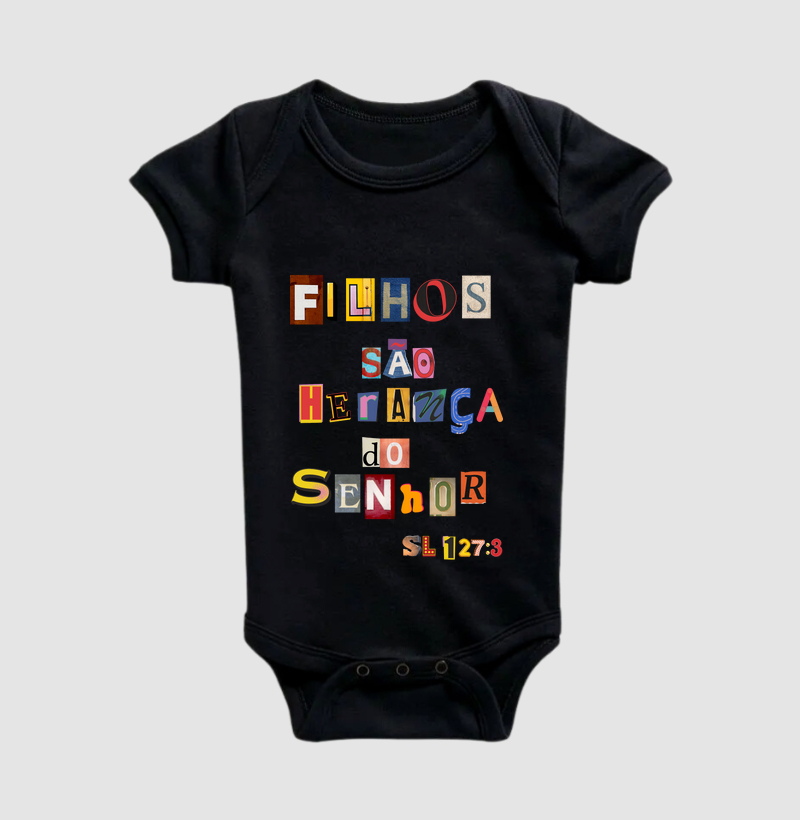 Body Semeador Filhos São Herança do Senhor