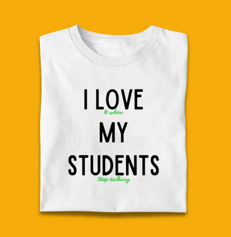 I love my students