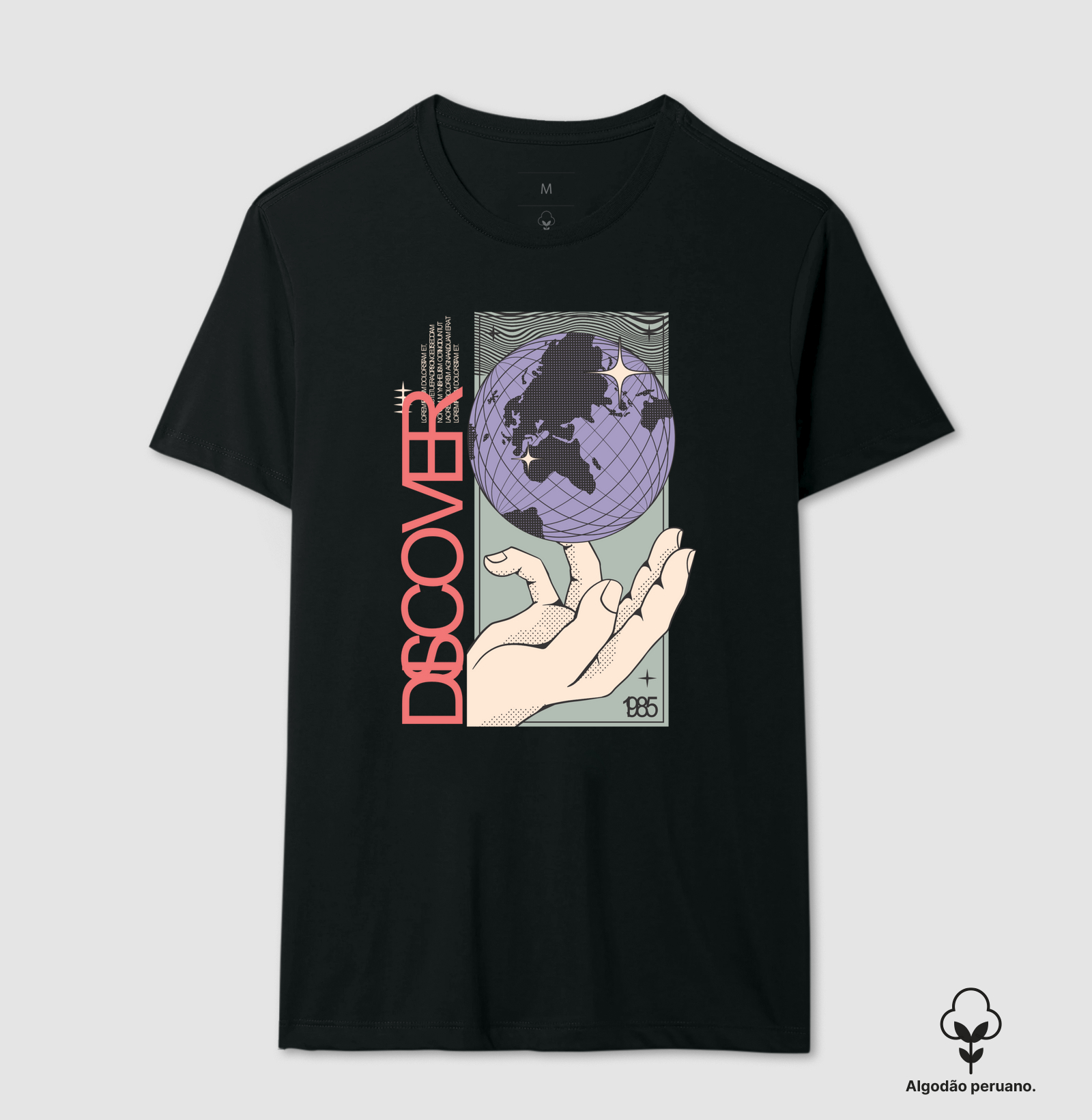 Camiseta Algodão Peruano Discover