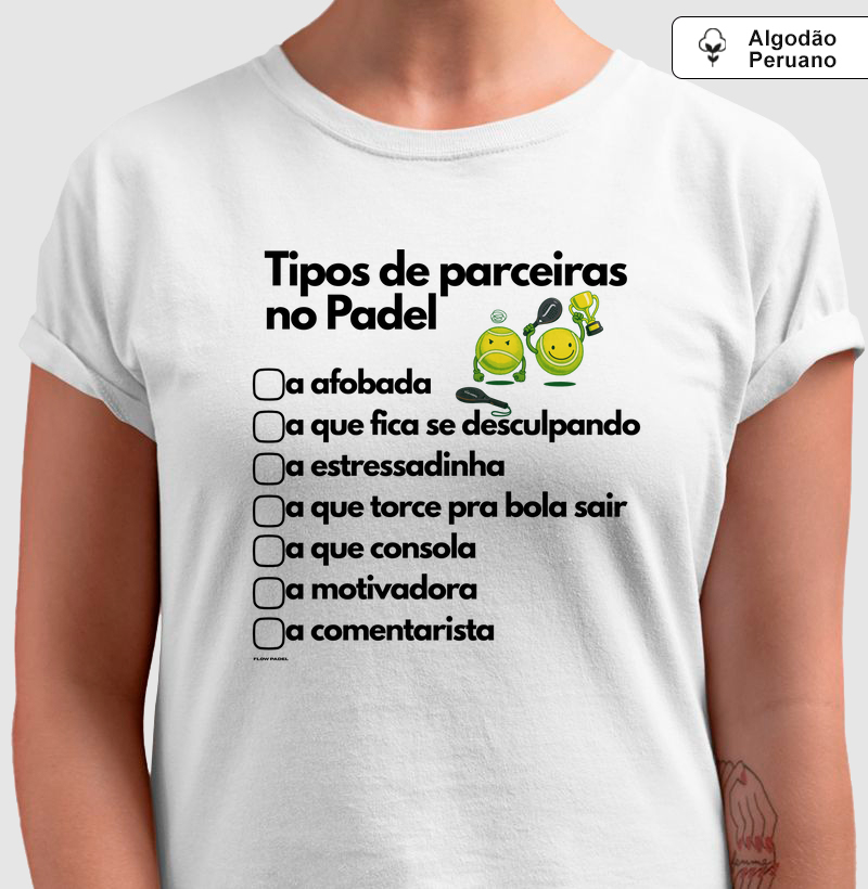 Tipos de Parceiras no Padel