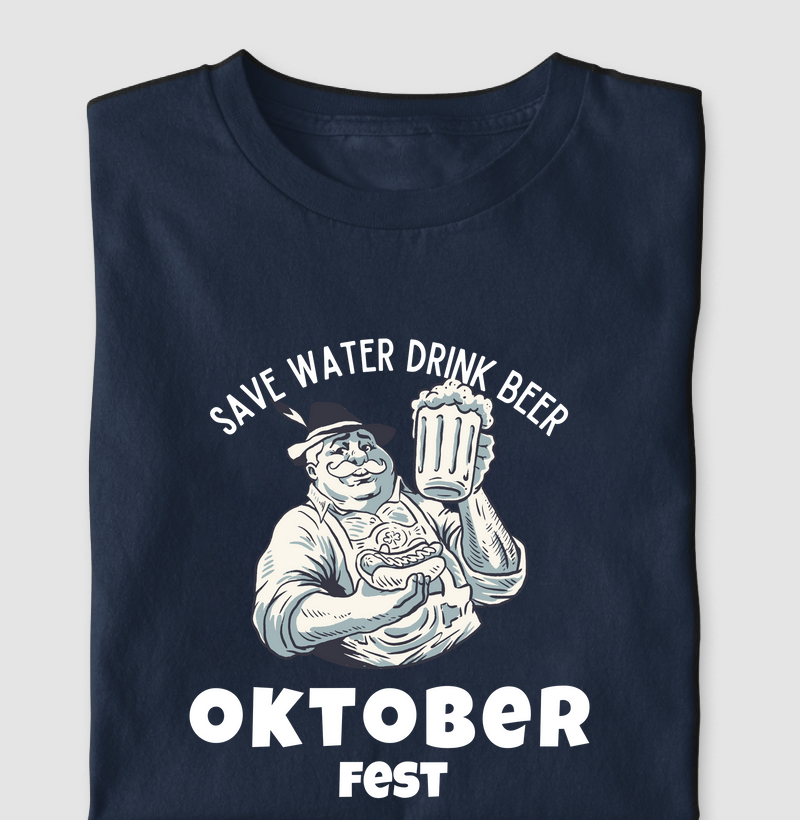 Camiseta Save Water Drink Beer