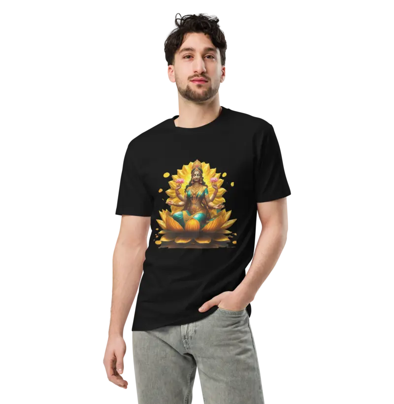 Celebre a Abundância com a Camiseta do Arquétipo Deusa Lakshmi
