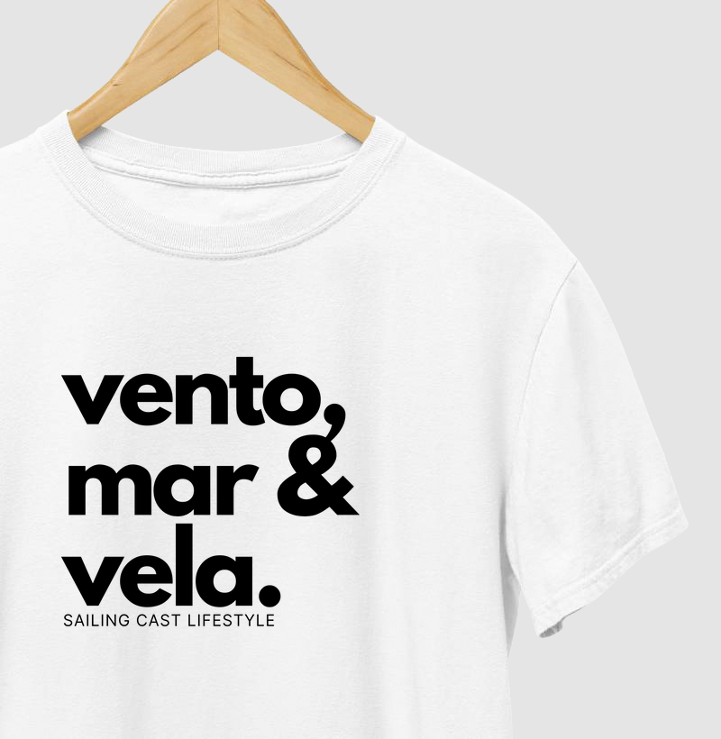 Camiseta Algodão Sailing Cast Vento Mar & Vela