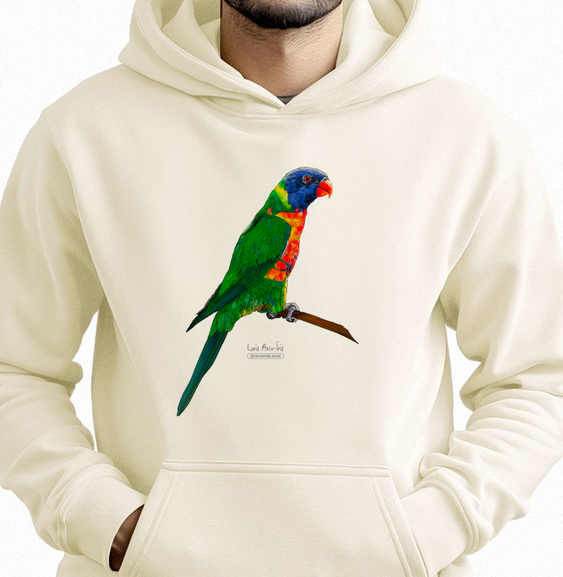 Love Friends - Loris Arco-Íris - Moletom Hoodie