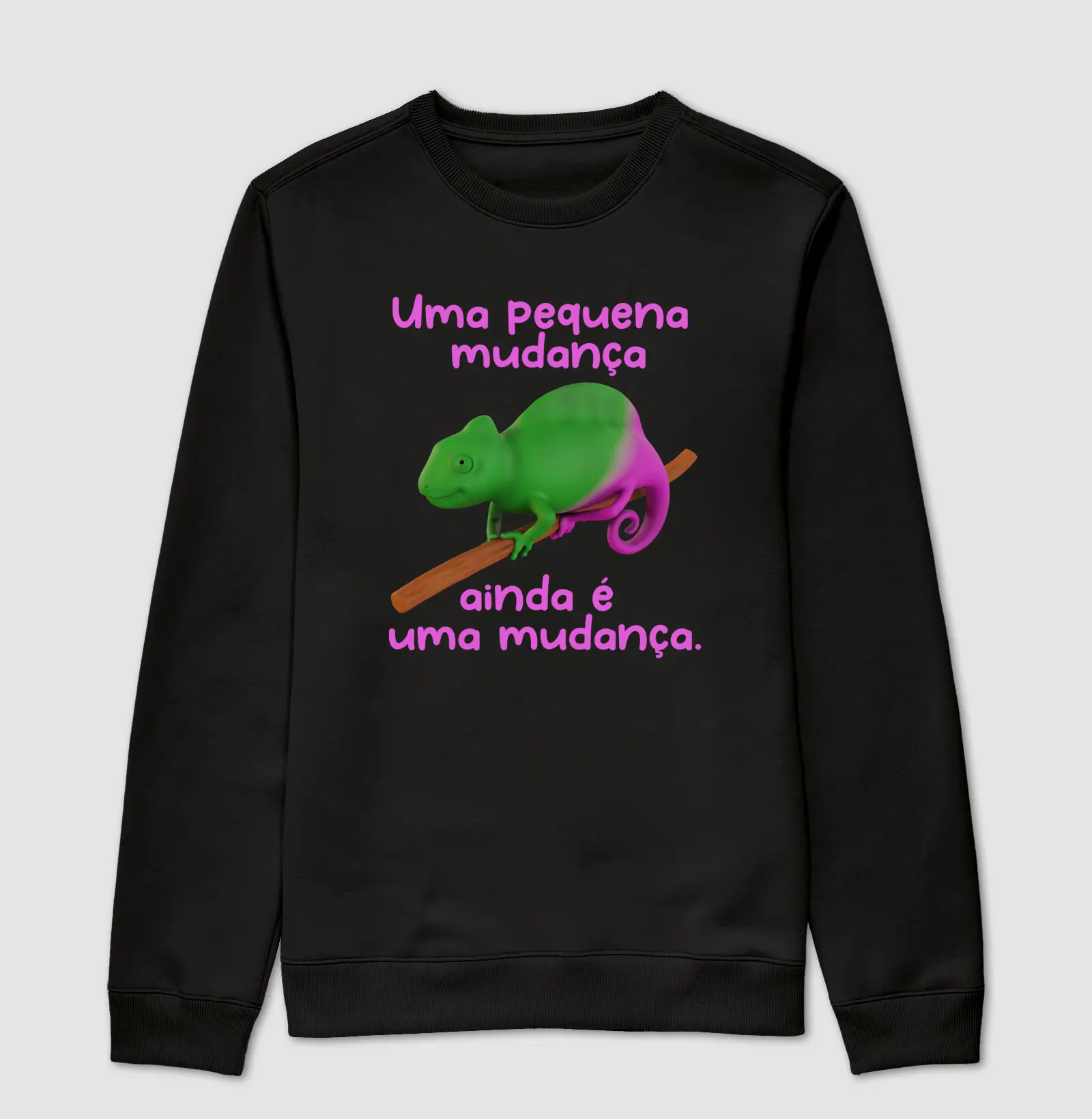 Uma pequena mudança ainda é uma mudança.