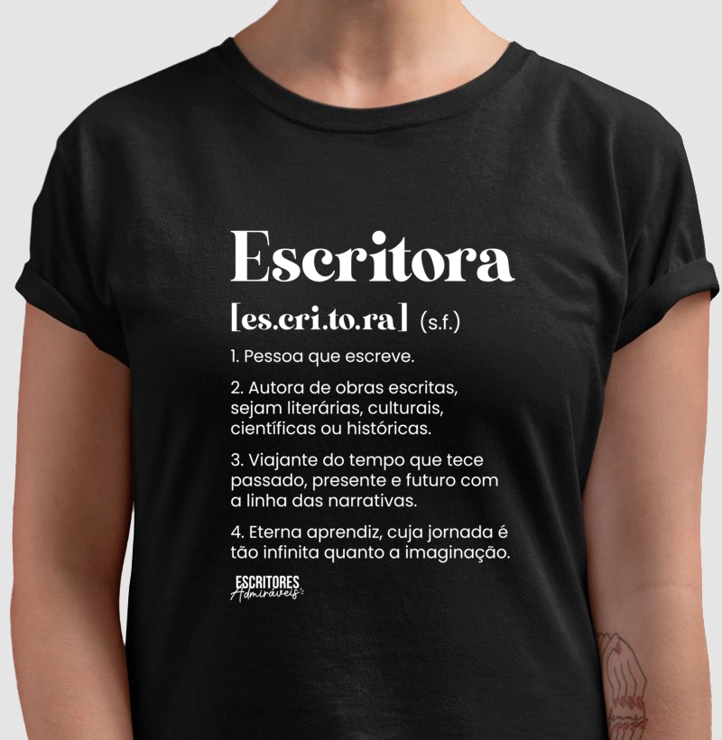 Camiseta Significado Escritora