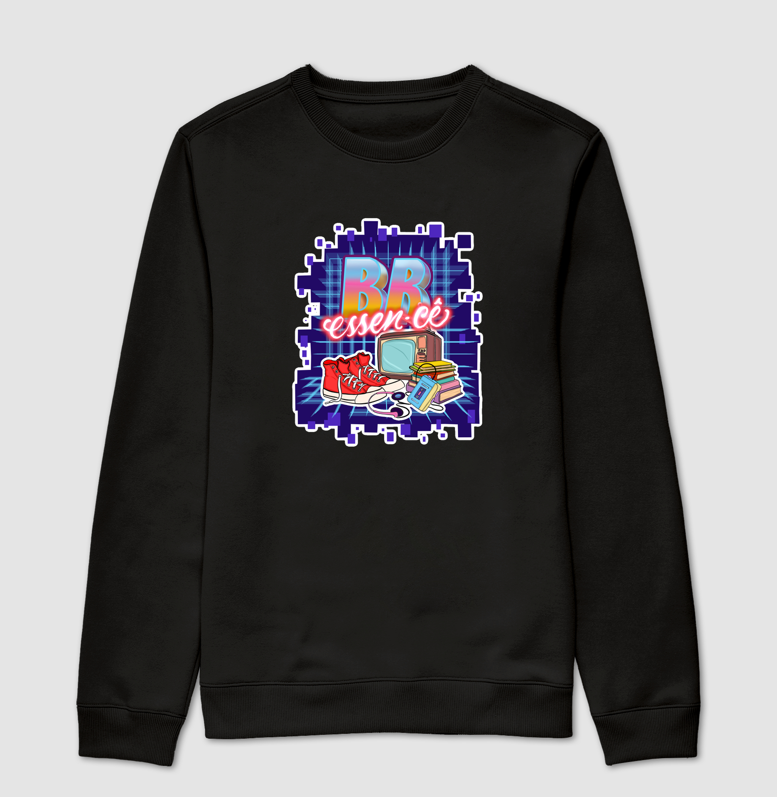 Moletom suéter coleção - ''Br essen-cê retro'' 