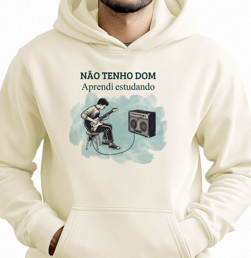 Camisa "não tenho Dom, aprendi estudando"