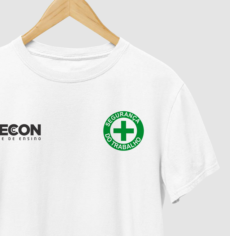 Camisa segurança do trabalho logo basica 
