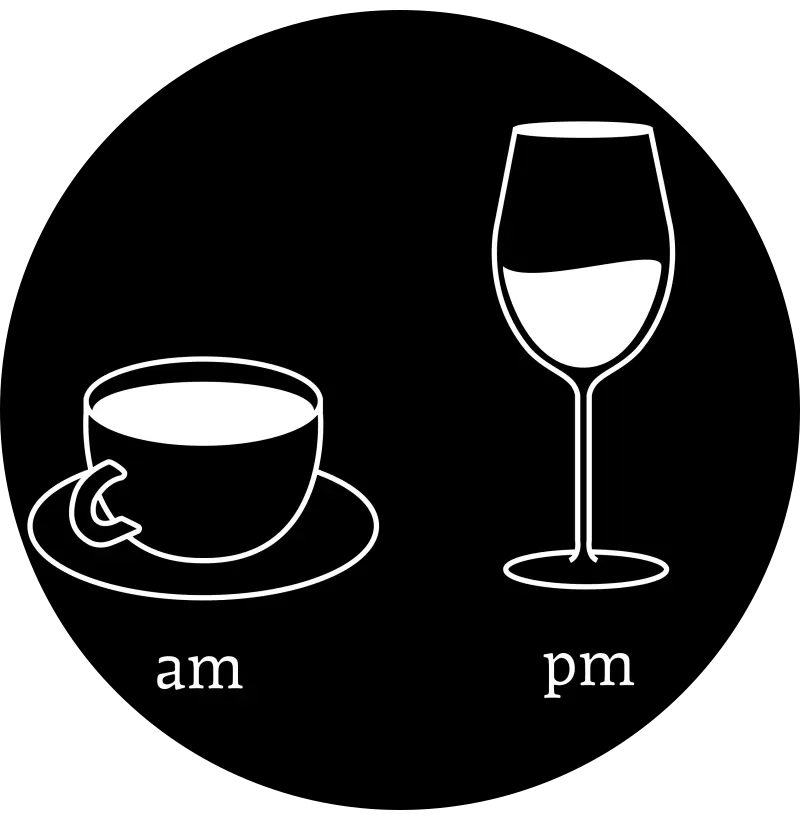 Aquela com o café e o vinho