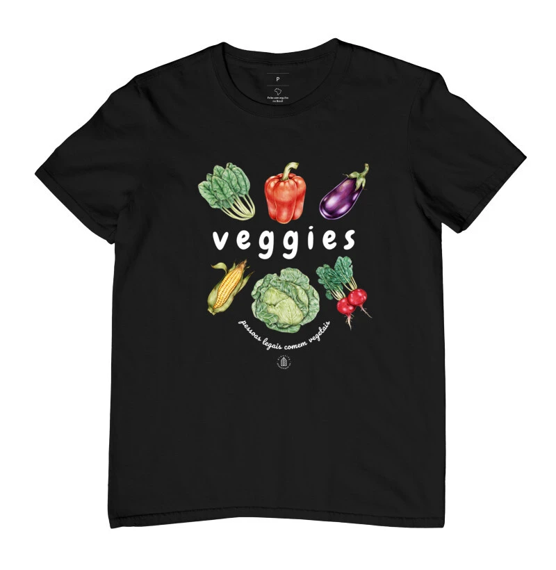 Camiseta Veggies - Vegetais