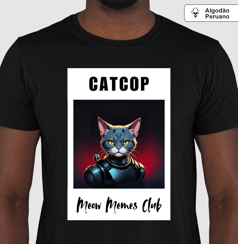 Camiseta, Algodão Peruano, CATCOP