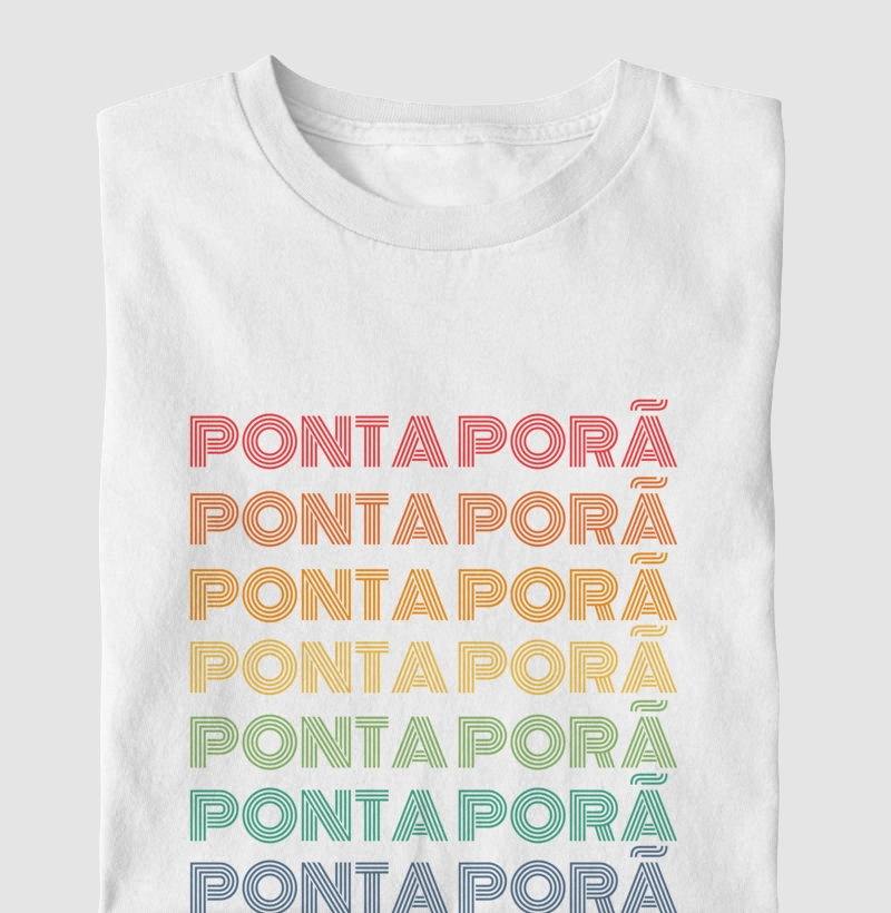 Ponta Porã Letreiro Retrô