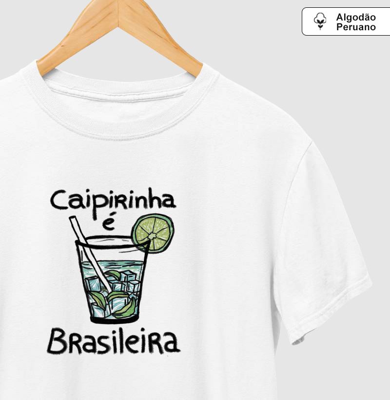 Camiseta de Algodão Peruano "caipirinha"
