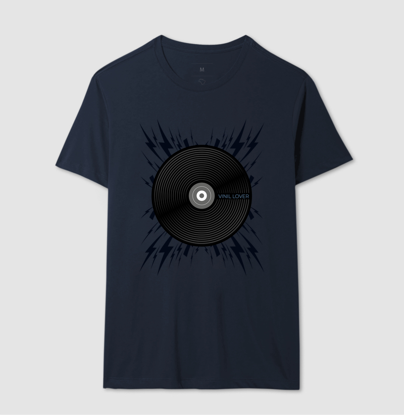 Camisa Masculina Vinil Lover