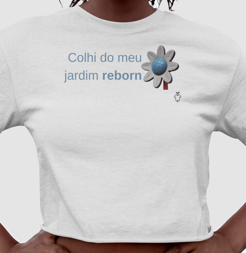 Colhi do meu jardim reborn