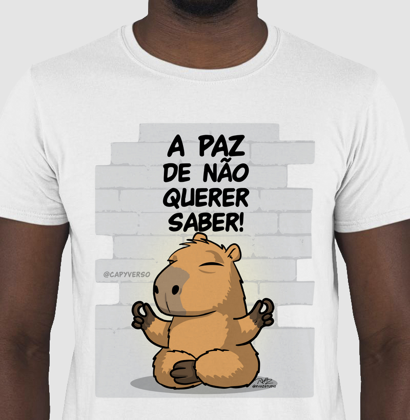 Camiseta Capivara Paz