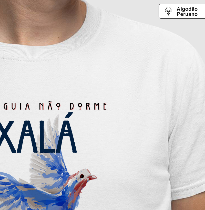 Estampa Oxalá Não Dorme Branco Masc.