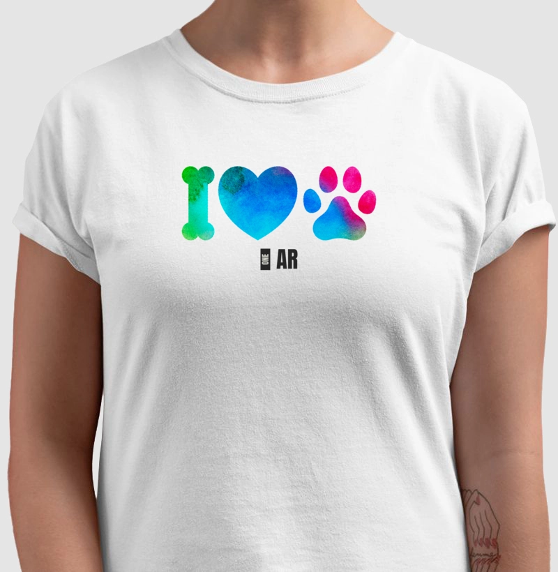 Camisa AR One - I Love Dog
