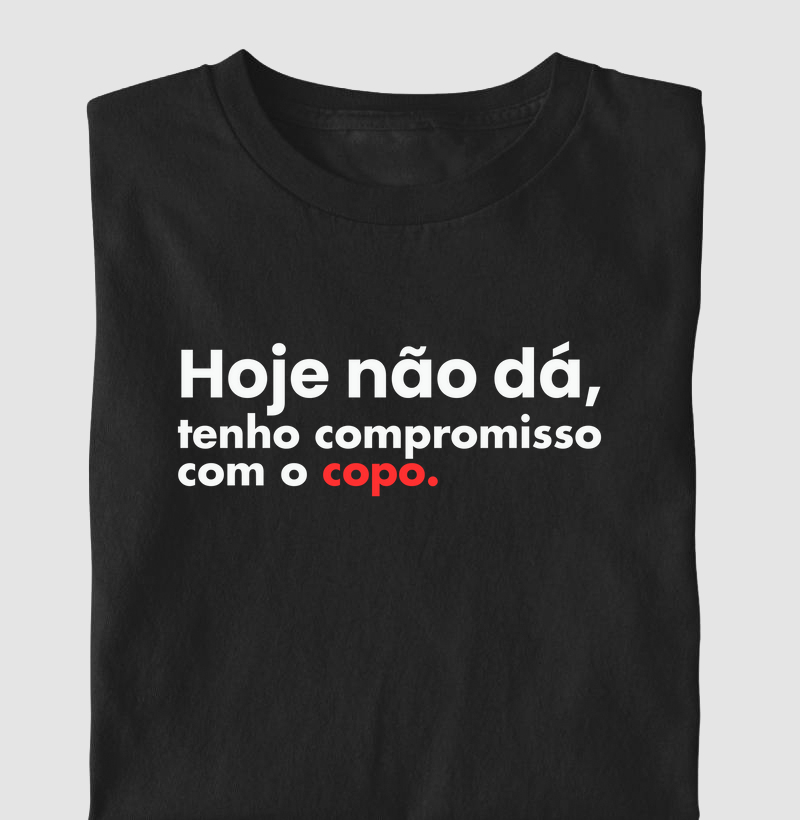 Camiseta Compromisso com o copo