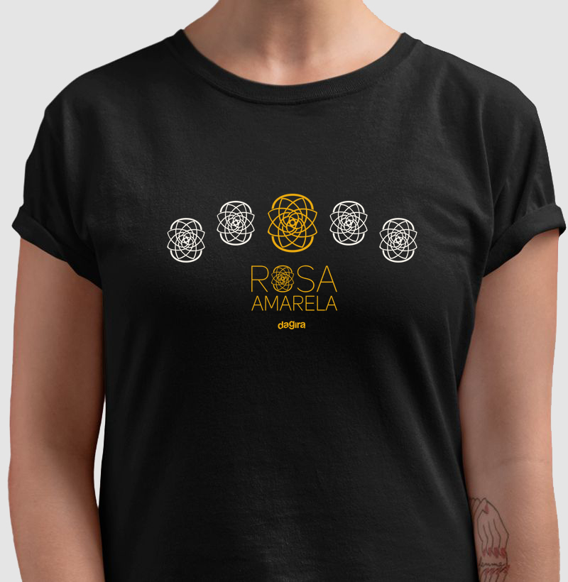 ROSA AMARELA - 5 ROSA