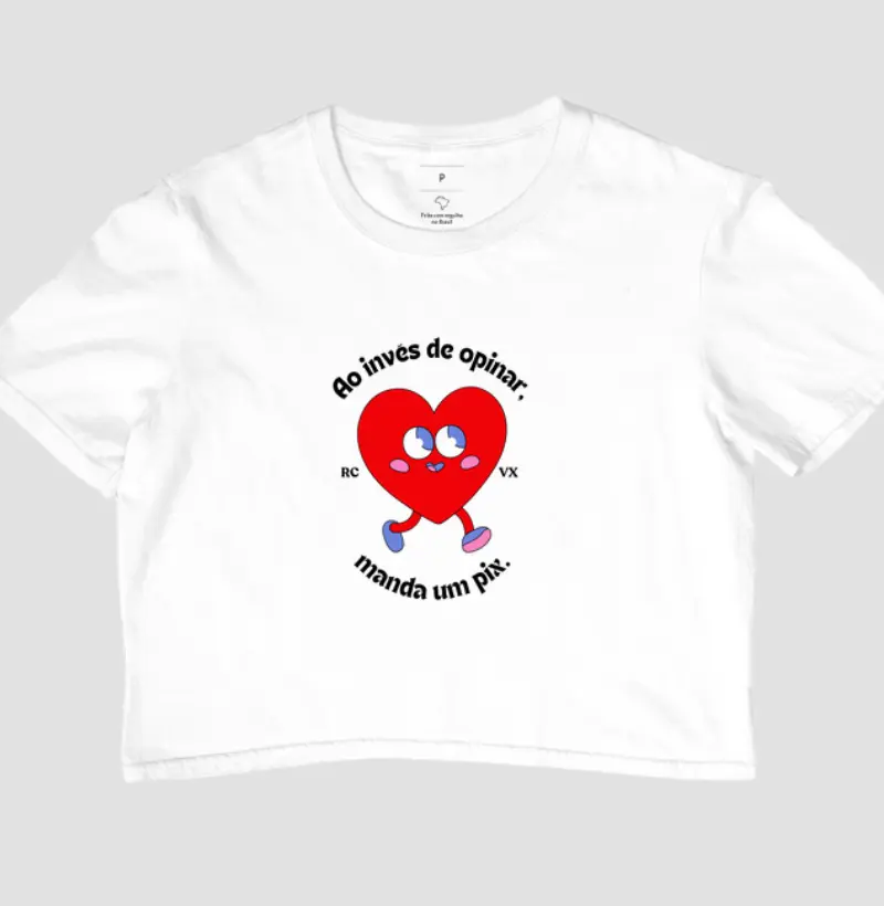 Ao invés de opinar, manda um pix