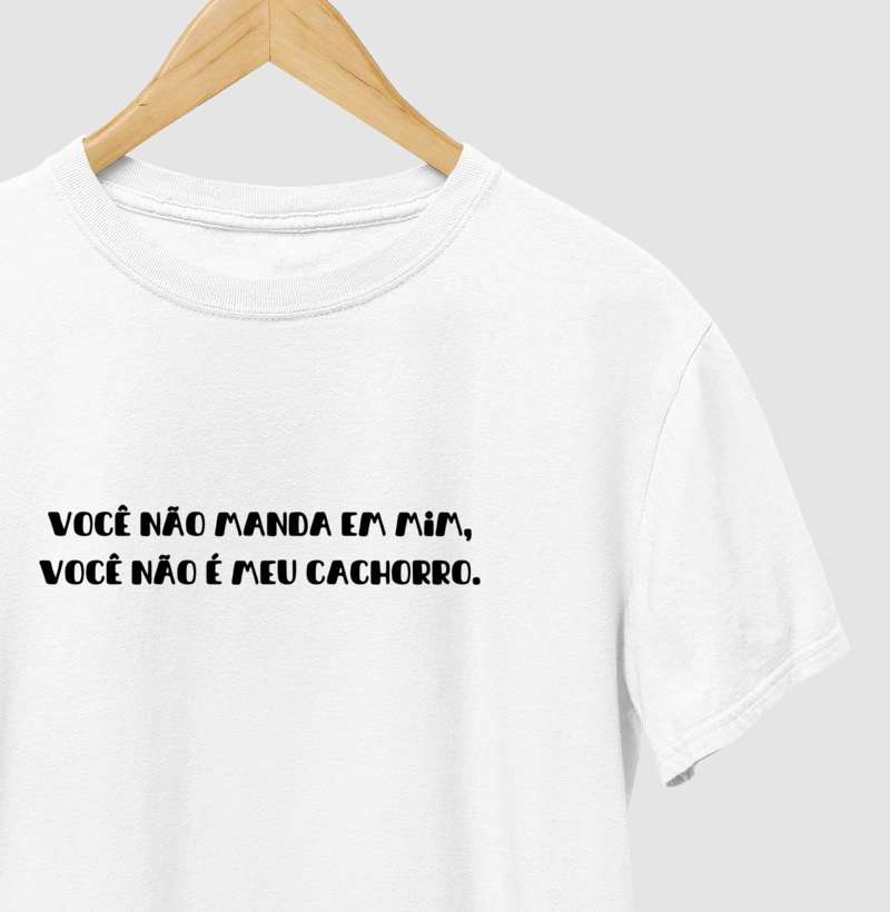 Em mim meu cachorro manda