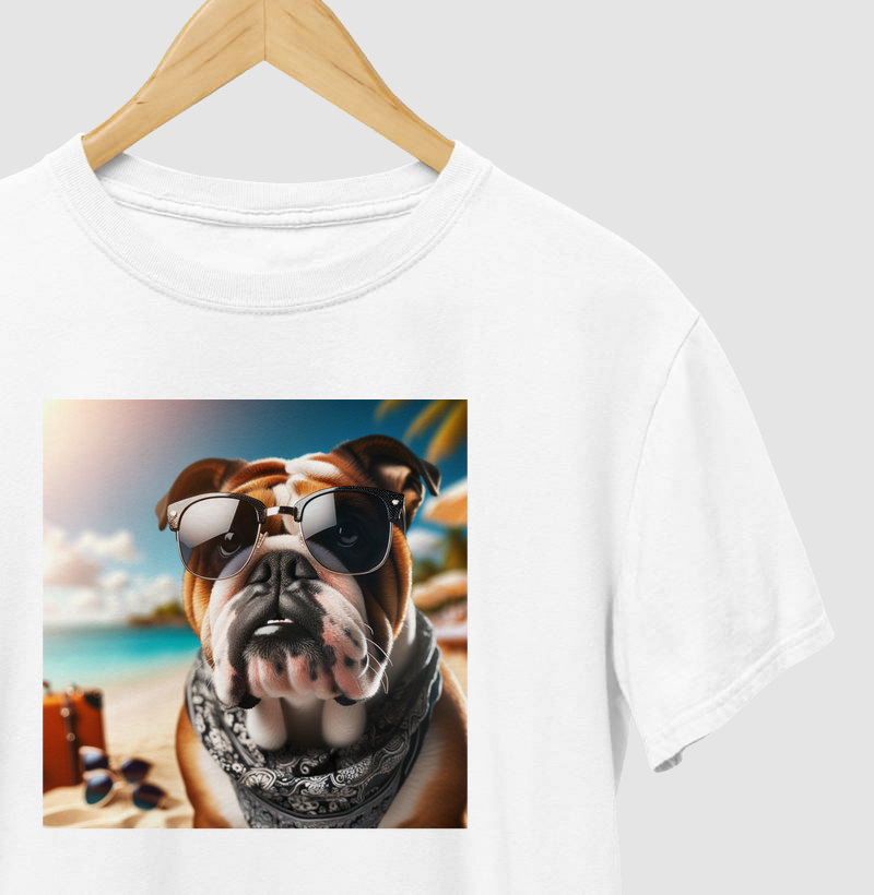 Buldogue Inglês de Óculos