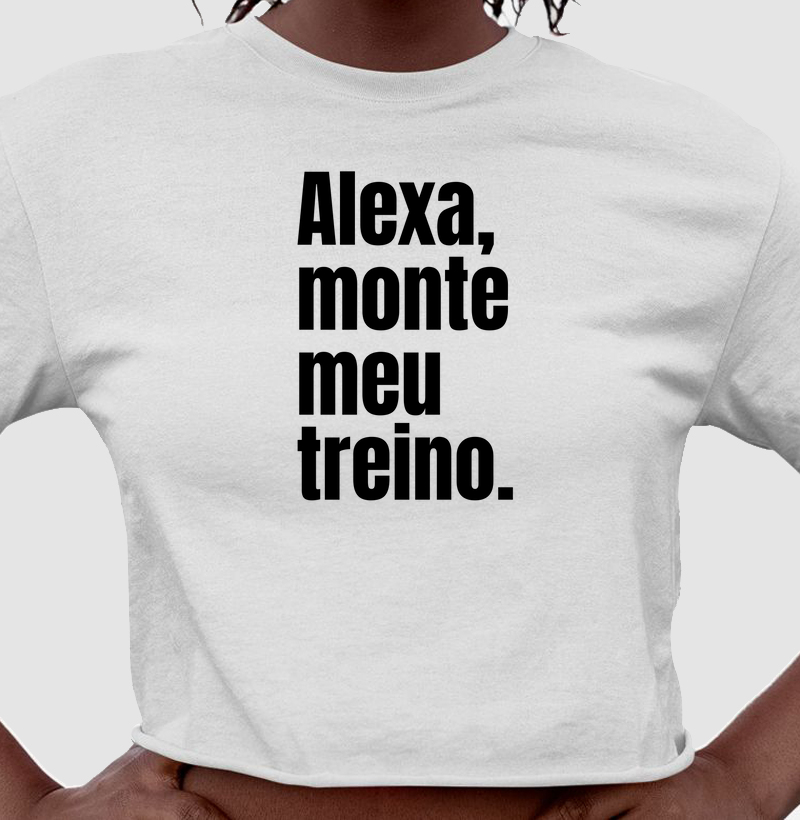 Alexa monte meu treino