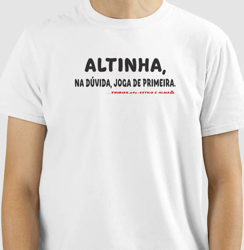 CAMISETA RESERVA.INK MASCULINA E FEMININA TRIBOS.etc MINIMALISTA, ALTINHA, NA DÚVIDA, JOGA DE PRIMEIRA