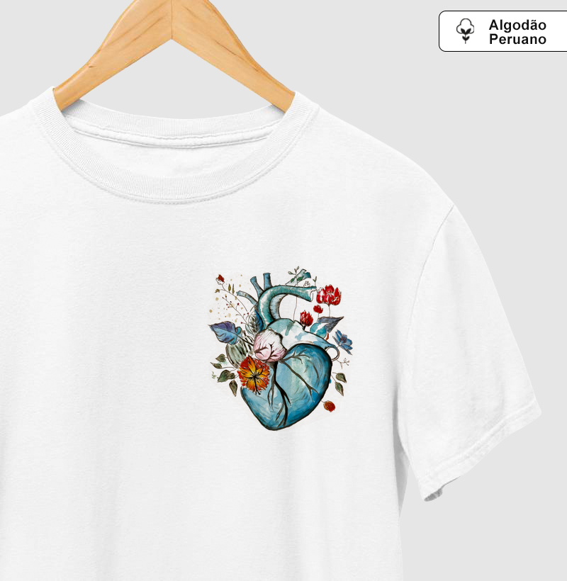 Coração florido