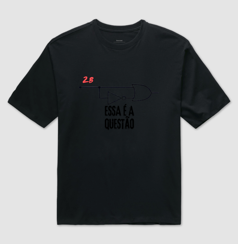 Camiseta "Porta AND & OR" – A Lógica da Eletricidade no Seu Estilo