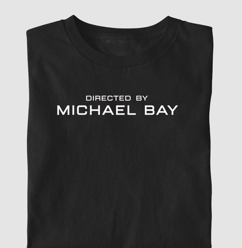 Camiseta Infantil Directed by Michael Bay