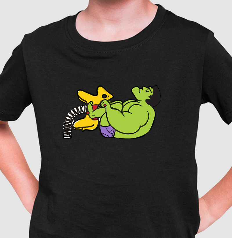 T-shirt Hulk brinca