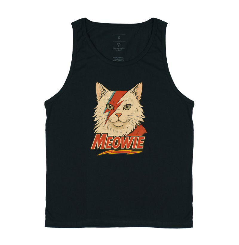 Meowie Presente para Amantes de Gatos, Camiseta Retrô de Gato, Camiseta Divertida de Gato, Roupas para Pets