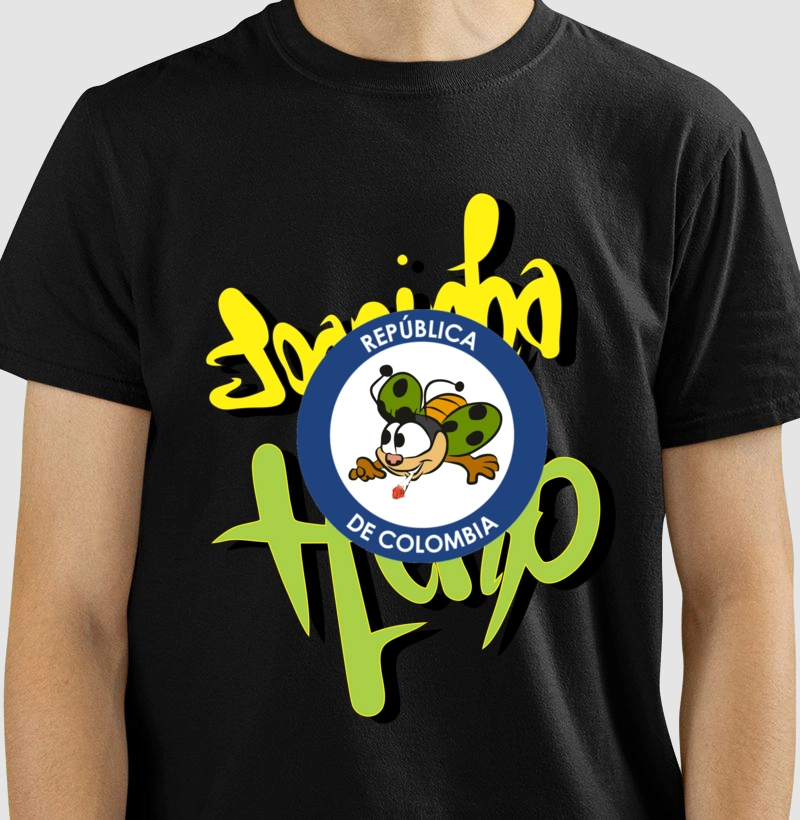 T-shirt Premium Joaninha Hemp Republica da Colombia
