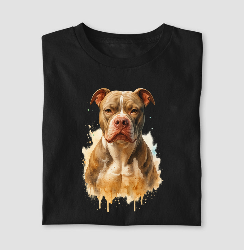 Pitbull aquarela