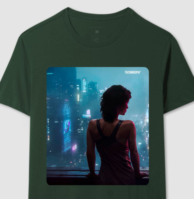 Camiseta Básica Gola Careca Algodão Premium
