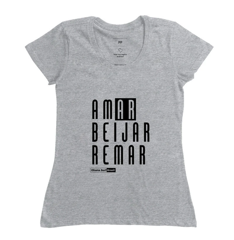 Camiseta Amar Beijar Remar